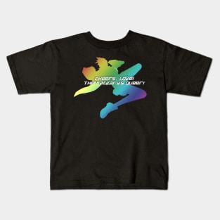 Tracer LGBT - Cheers, Love! The Calvary's Queer! Kids T-Shirt